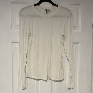 Divided Winter White Long Sleeve Tee